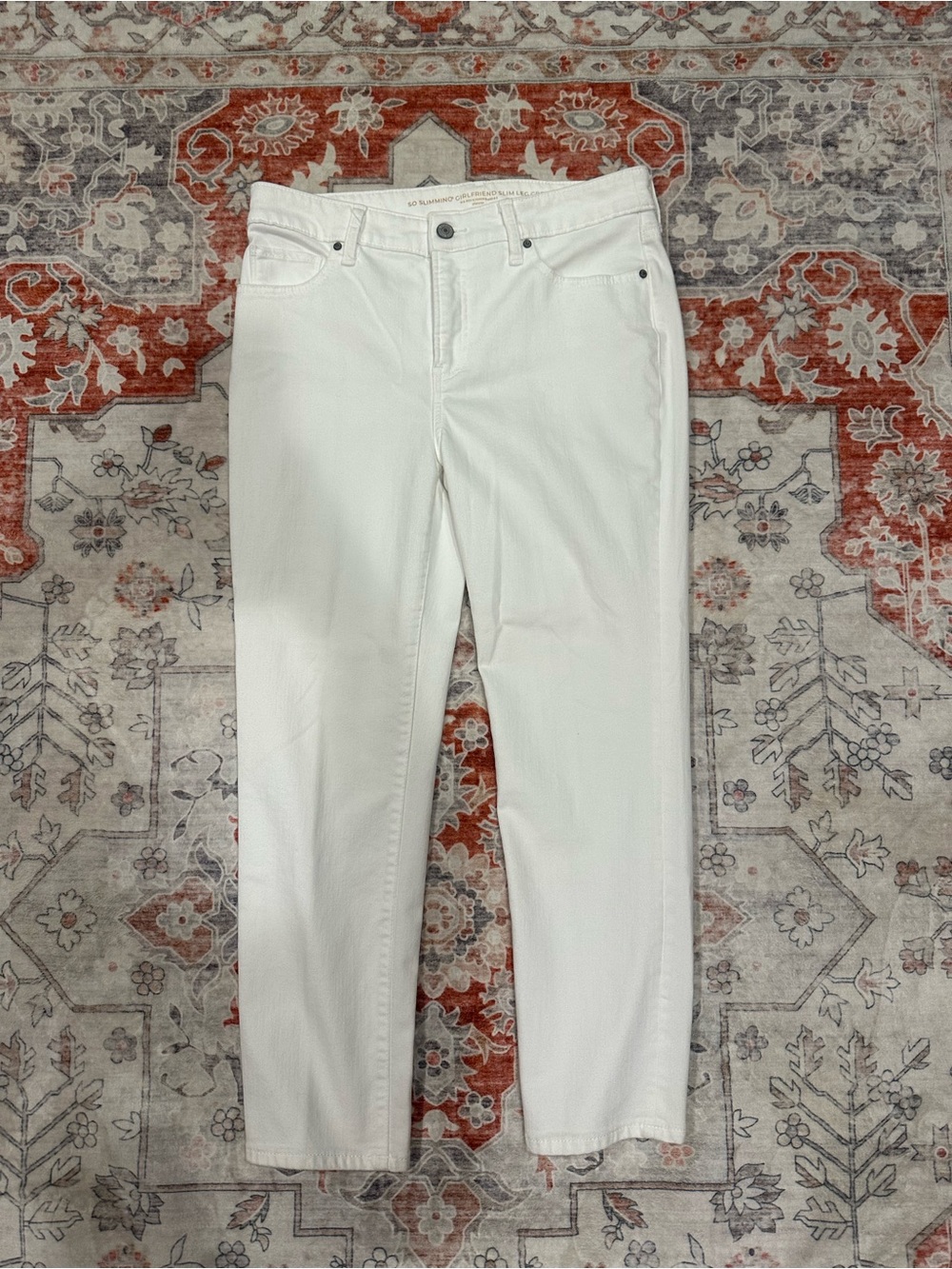 Chico's Straight-Leg White Pants